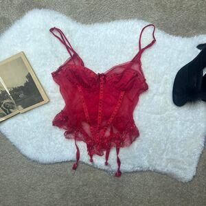 Presumably vintage bustier shirt!